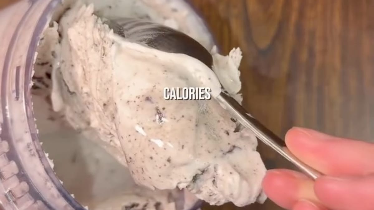 Oreo McFlurry Protein Ice Cream