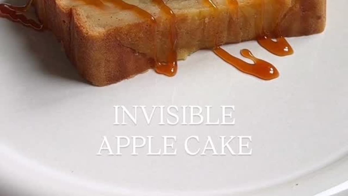Invisible Apple Cake