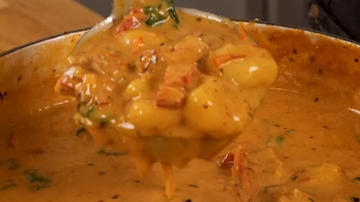 Creamy Chicken Gnocchi Soup