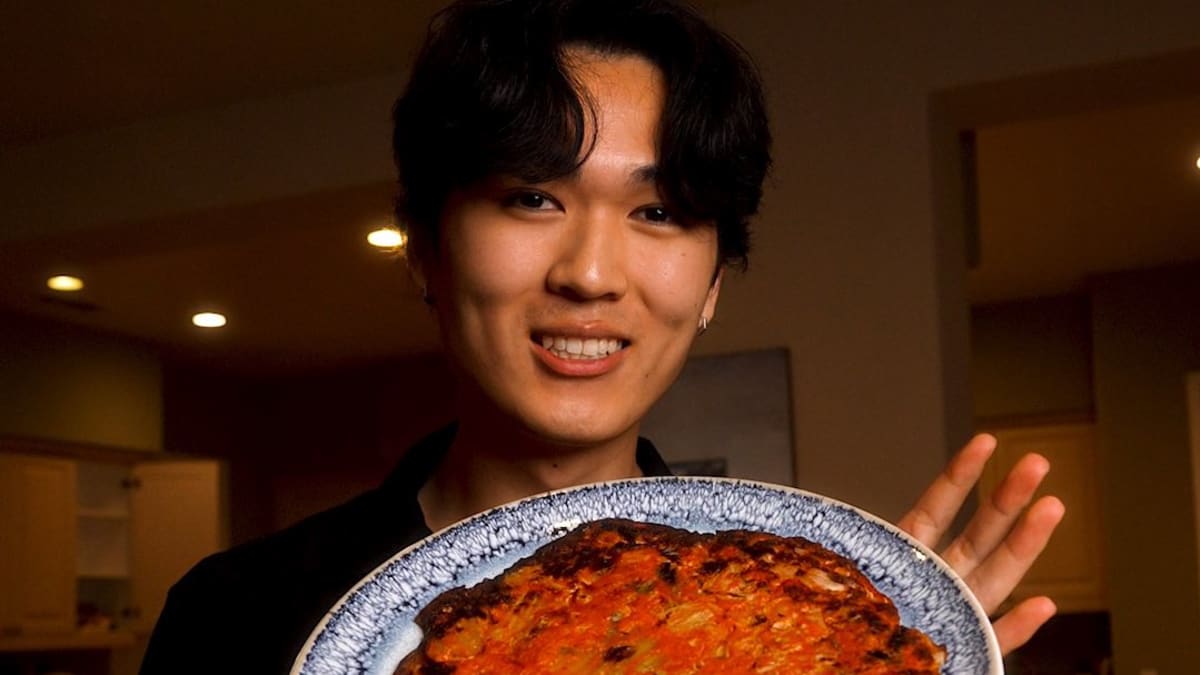 Kimchi Tuna Pancakes