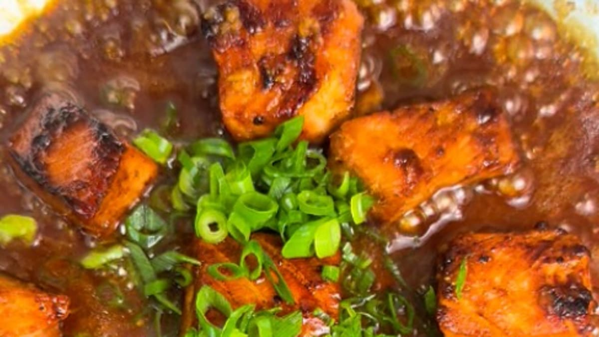 Hot Honey Garlic Salmon