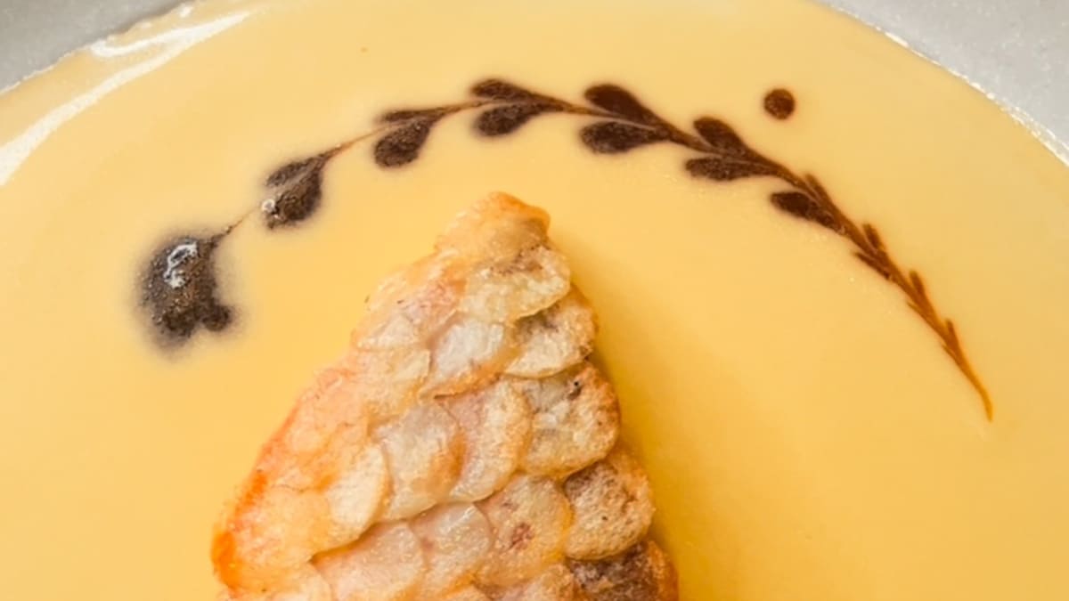 Striped Red Mullet with Orange‑Rosemary Sauce