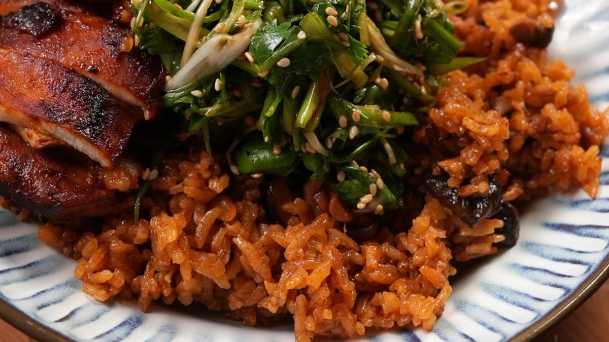One-Pot Spicy Soy Chicken Rice