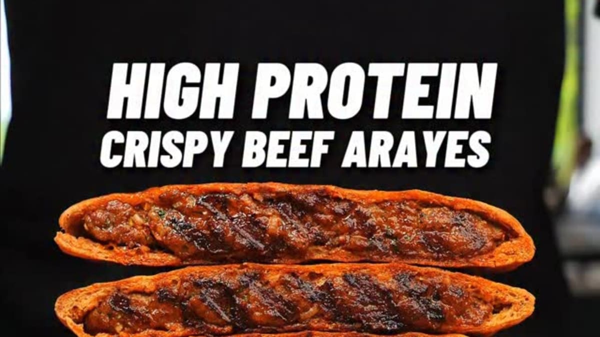 High Protein Crispy Beef Arayes