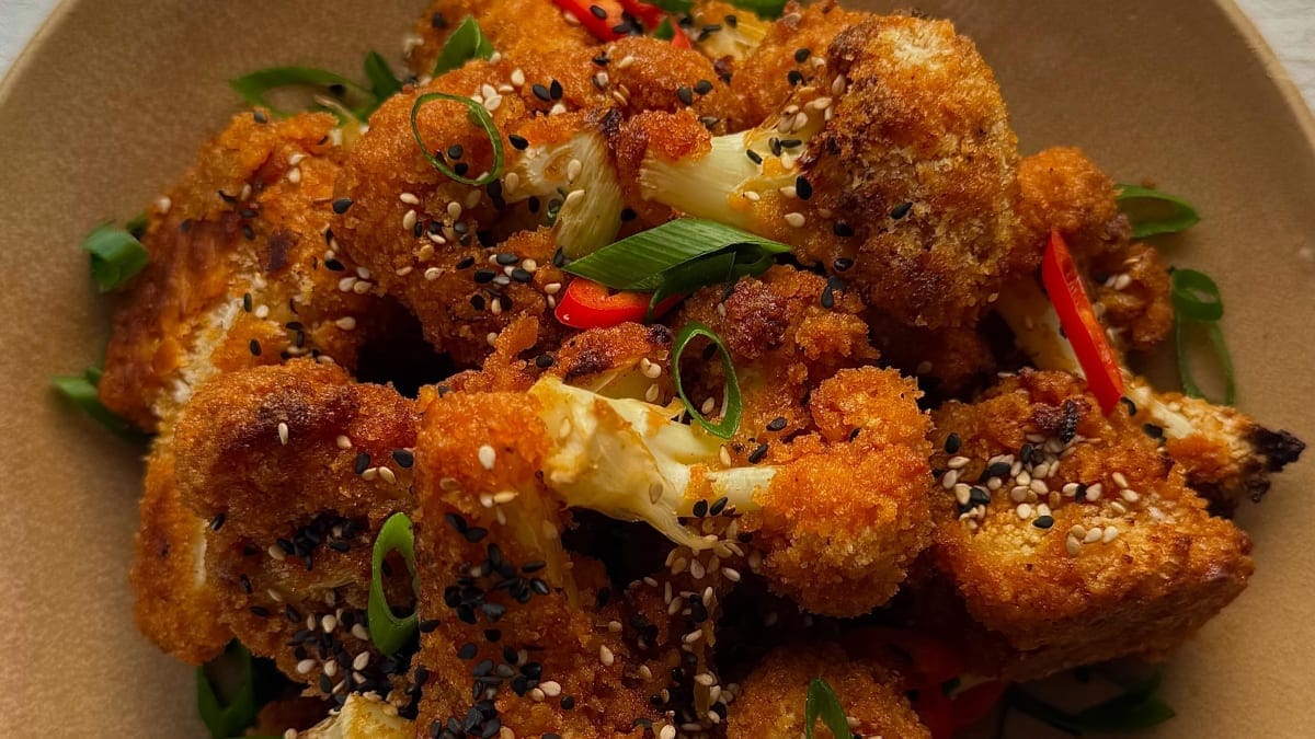 Crispy Bang Bang Cauliflower