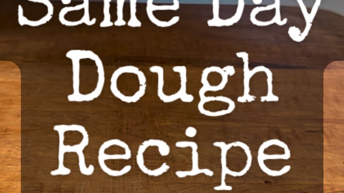 Same Day Pizza Dough