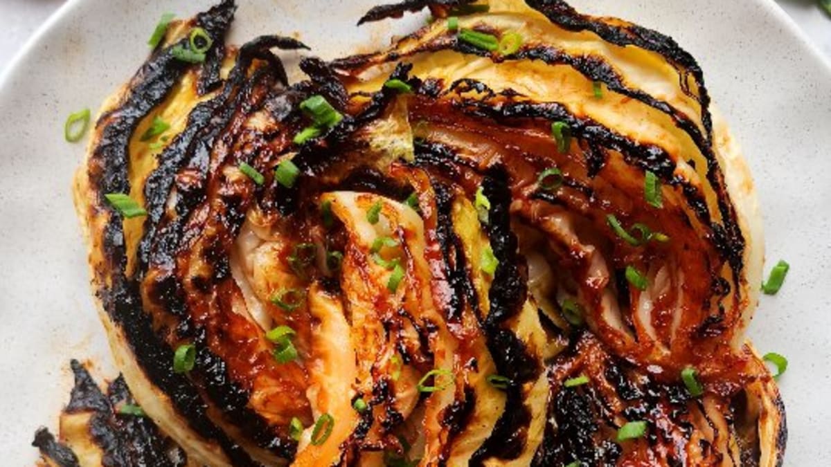 Char Siu Charred Cabbage