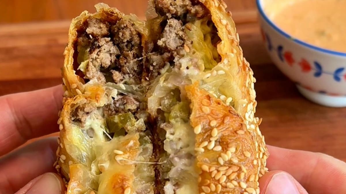 Rice Paper Big Mac Spirals