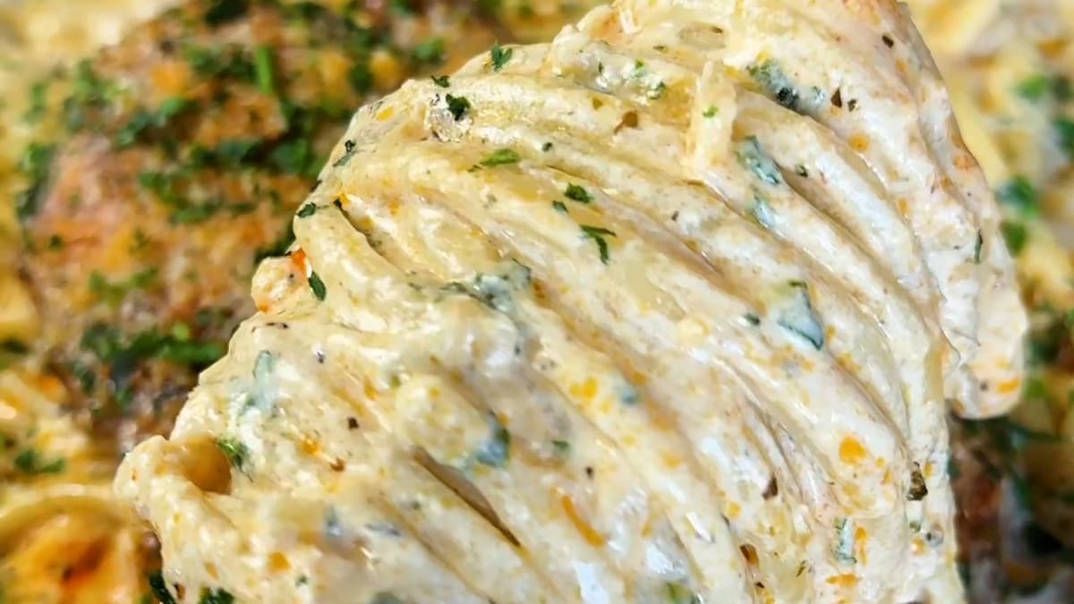 High-Protein Alfredo Pasta