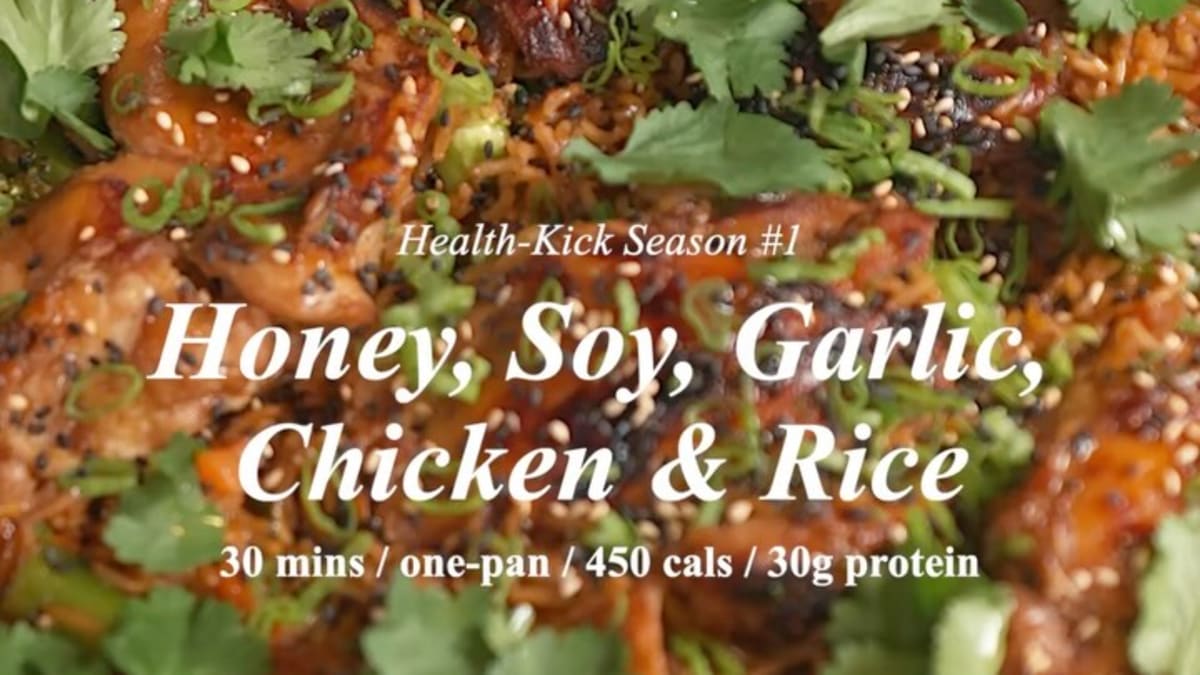 Honey Soy Garlic Chicken & Rice
