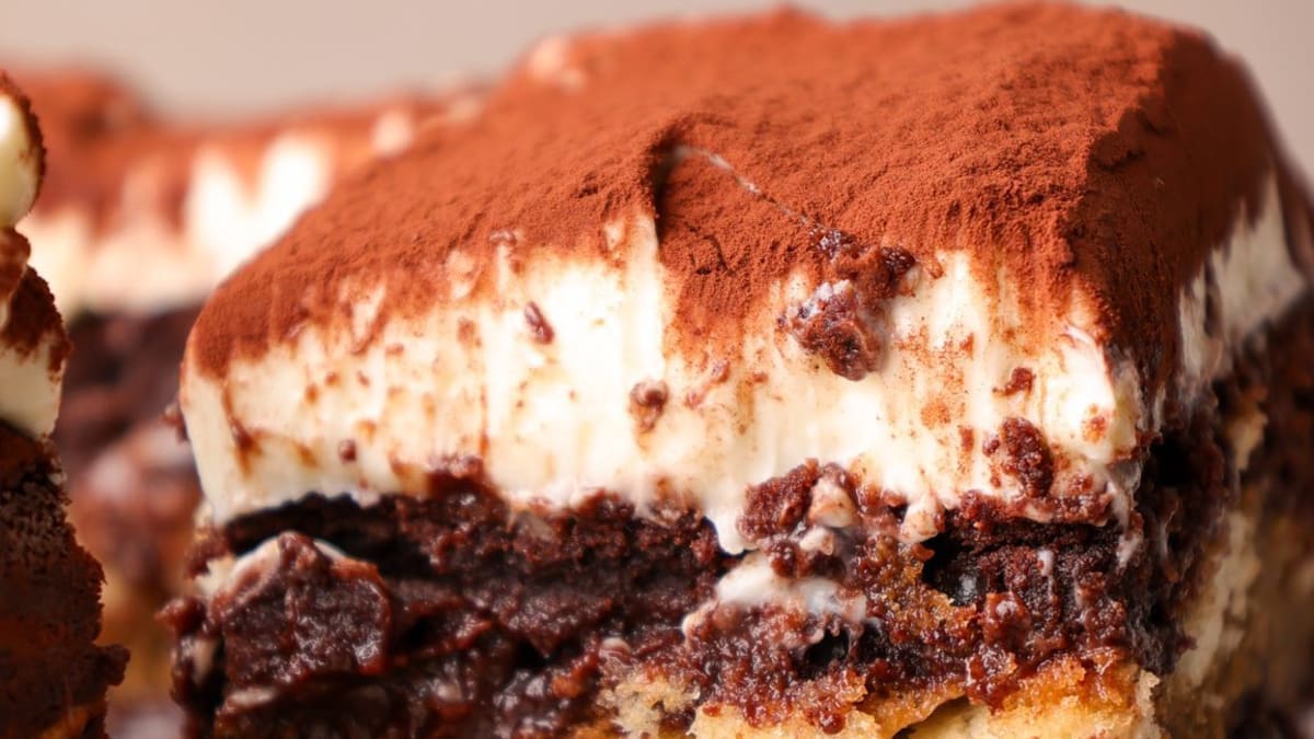 Tiramisu Brownies
