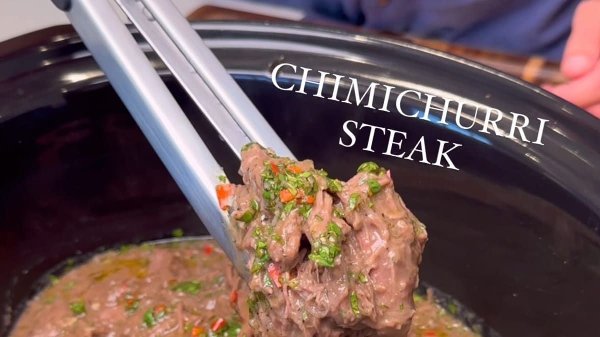 Chimichurri Steak with Yellow Rice