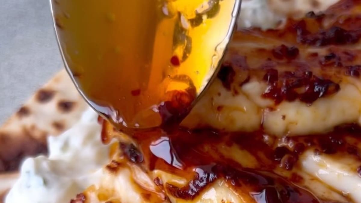 Hot Honey Halloumi Flatbreads
