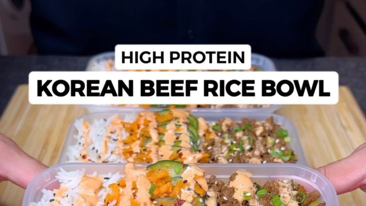 High Protein Korean Beef Rice Bowls
