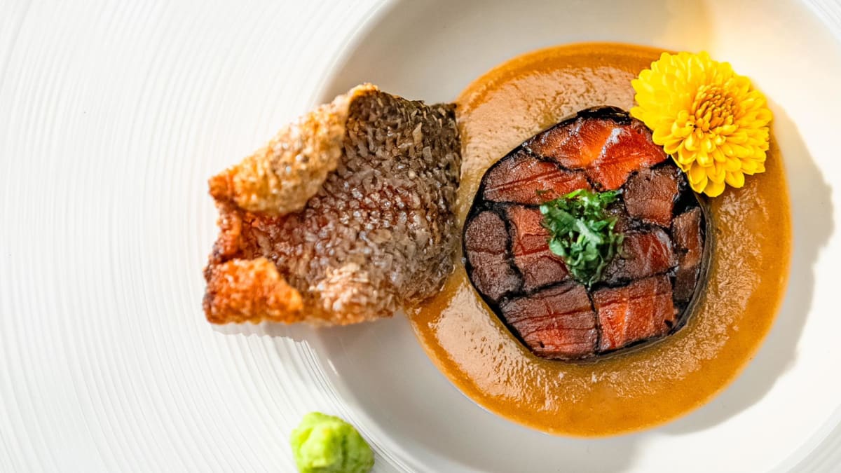 Salmon Mosaic with Miso