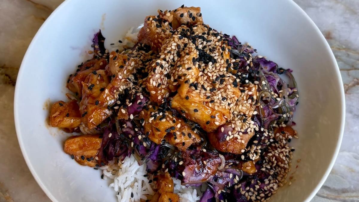 Easy Monday Chicken Salad with Sesame Dressing