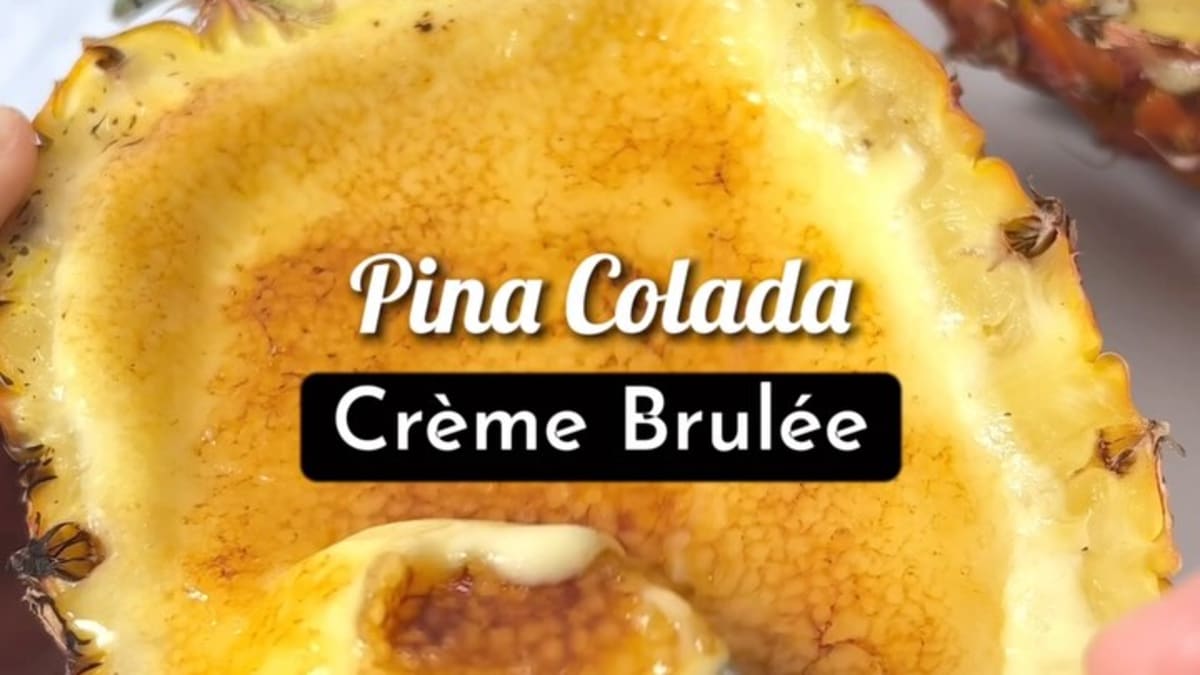 Pineapple Crème Brûlée