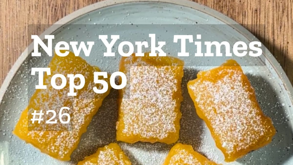 Lemon Bars with Olive Oil and Sea Salt