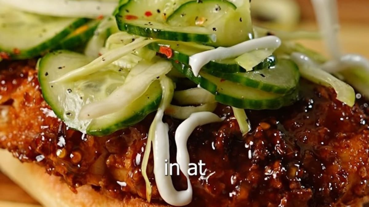 Bourbon Chicken Crispy Sandwich