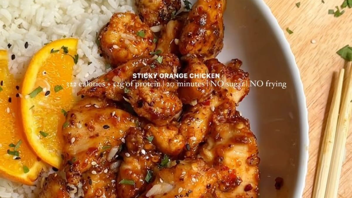 Sticky Orange Chicken