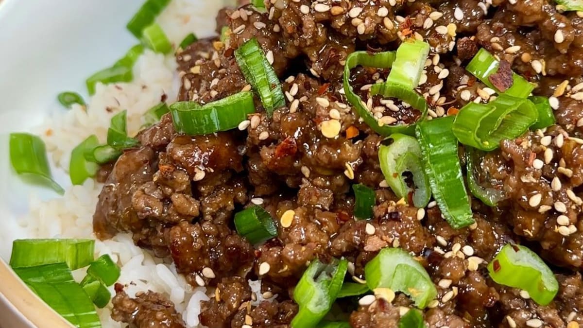 Mongolian Beef Rice Bowl