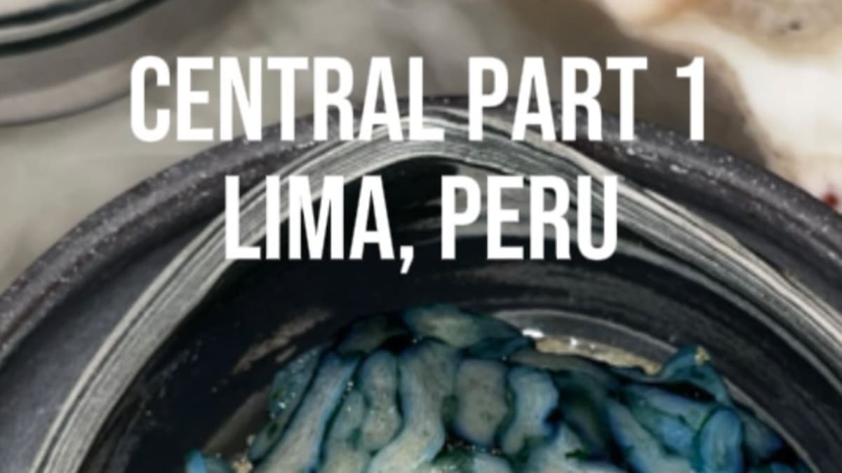 Peruvian Tasting Menu