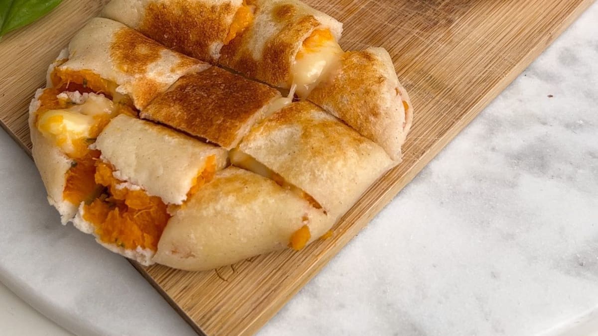 Sweet Potato & Cheese Focaccia Bites