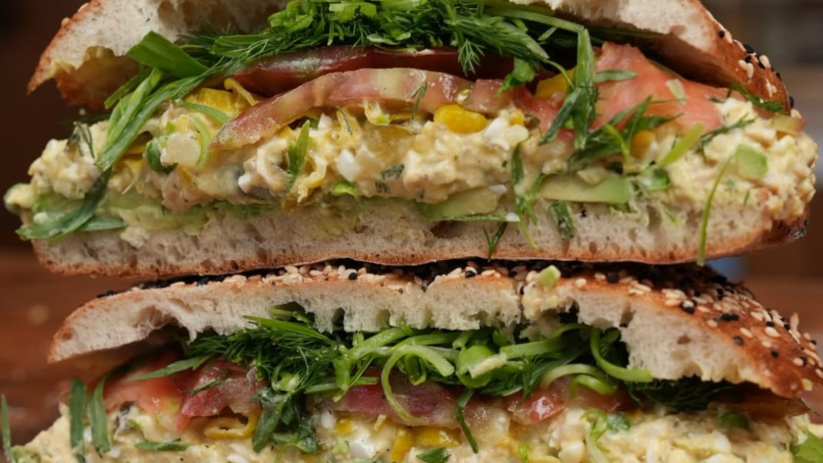 Russian‑Iranian Chicken Salad Sandwich