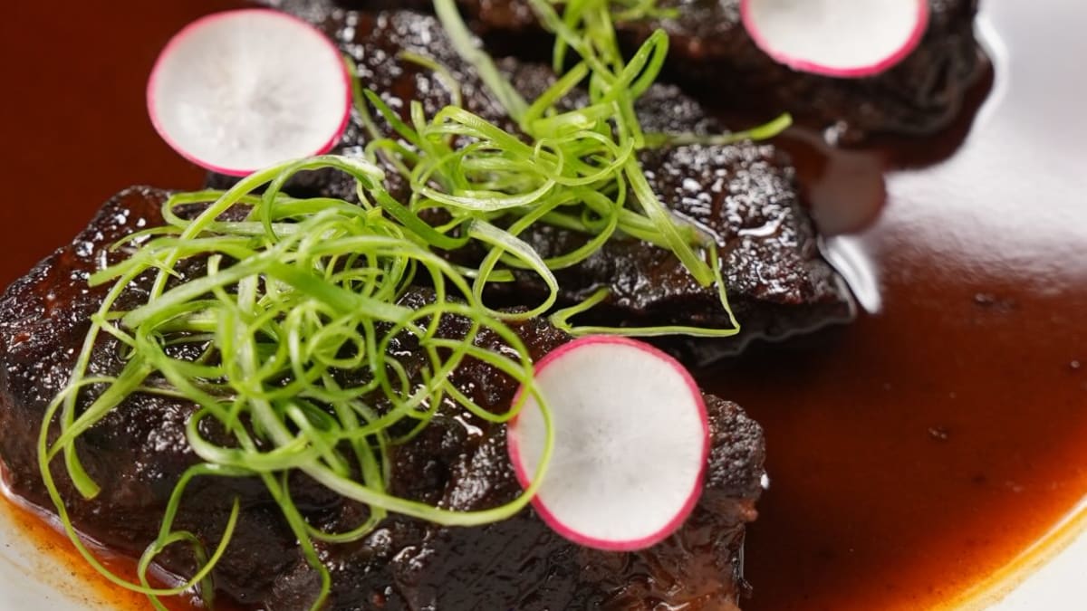 Ancho‑Espresso Braised Short Ribs