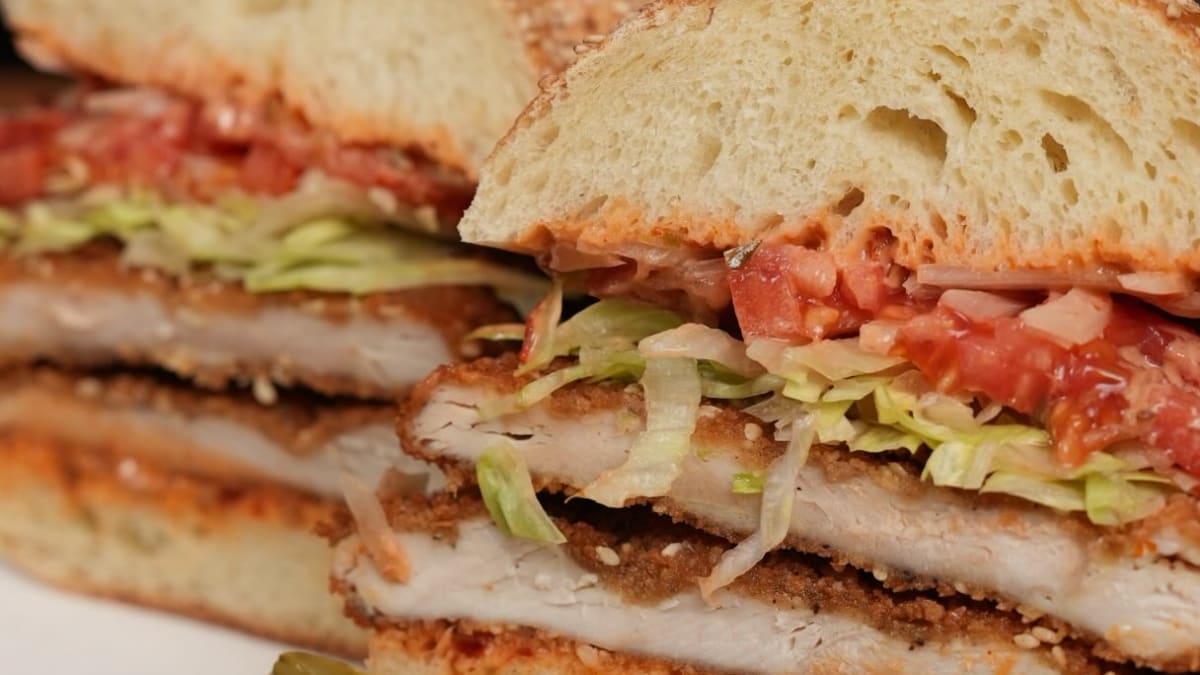 Spicy Russian Chicken Cutlet Sandwich