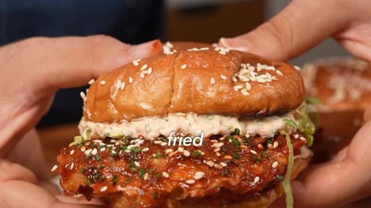Korean Air-Fried Chicken Sandwich