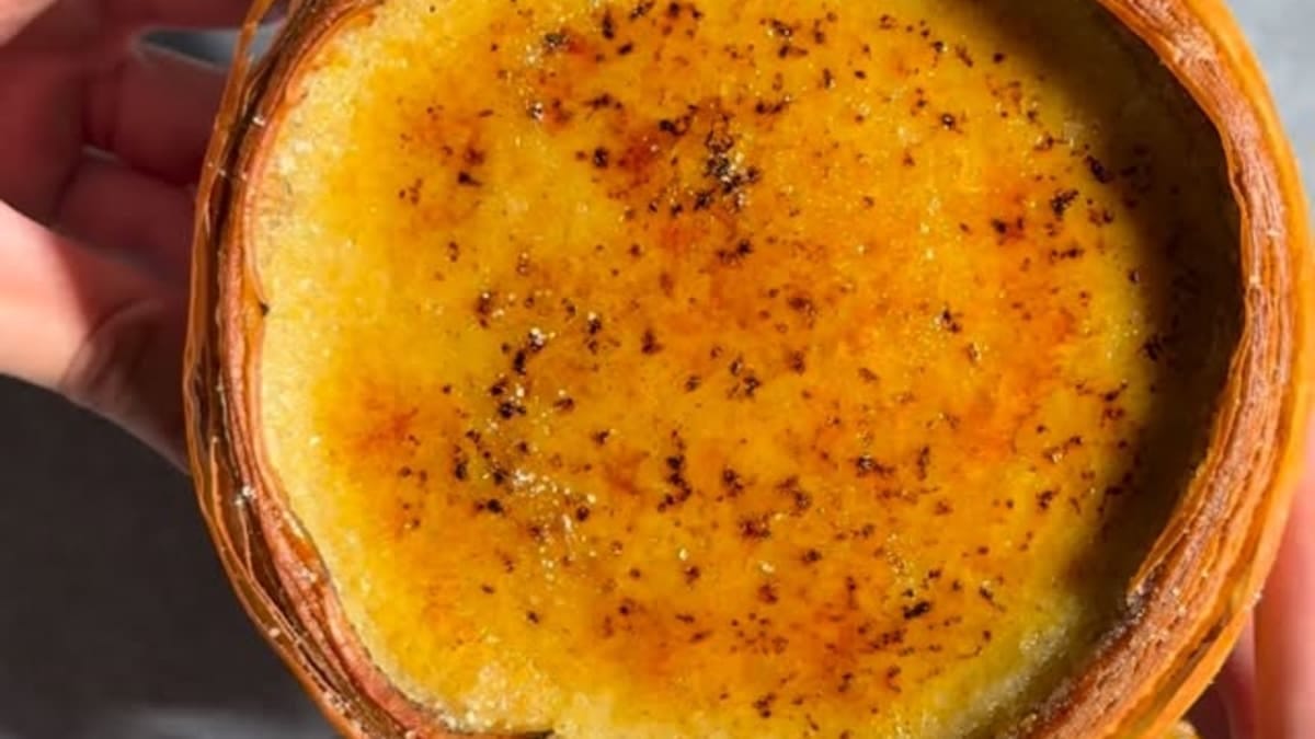 Crème Brûlée Puff Pastry Tart
