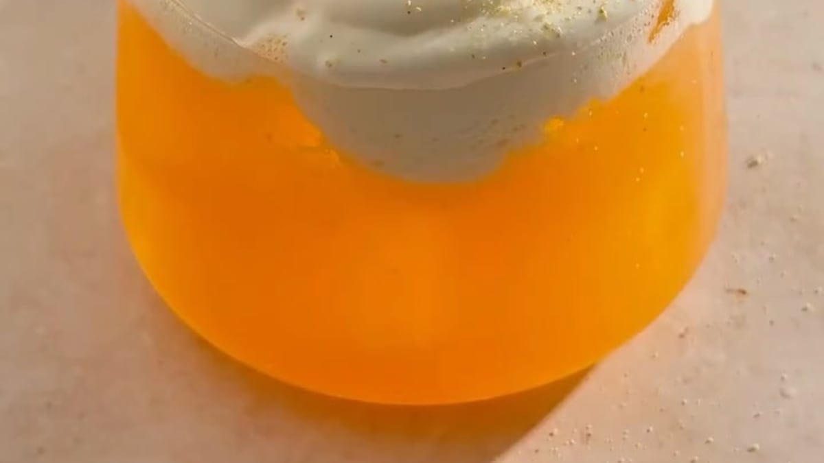 Whipped Honey Peach Margarita