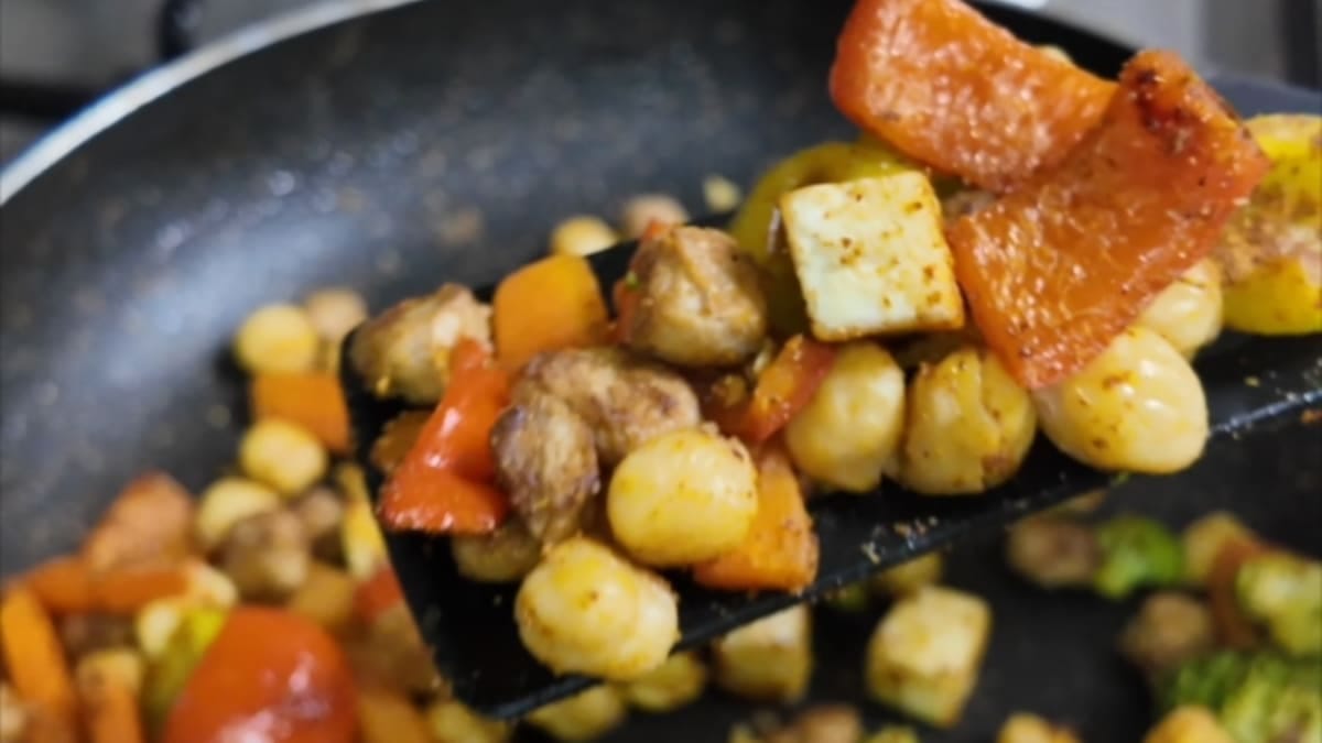 Vegetarian Protein-Packed Veggie Stir-Fry