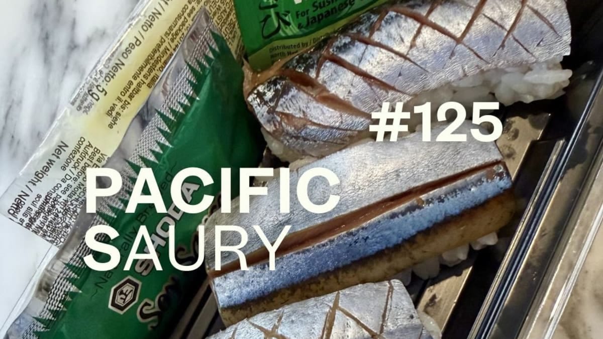 Pacific Saury Nigiri