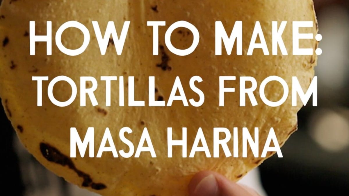 Homemade Masa Taquera Tortillas