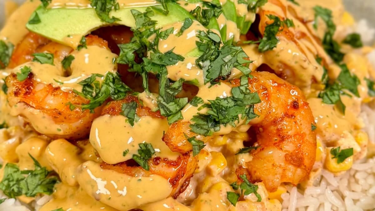 Loaded Shrimp Street Corn Protein Bowl