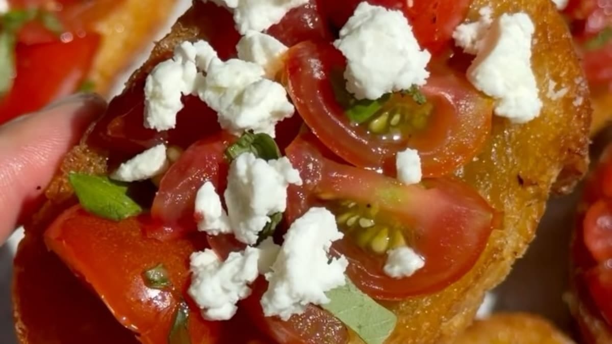 Garlic Confit Bruschetta