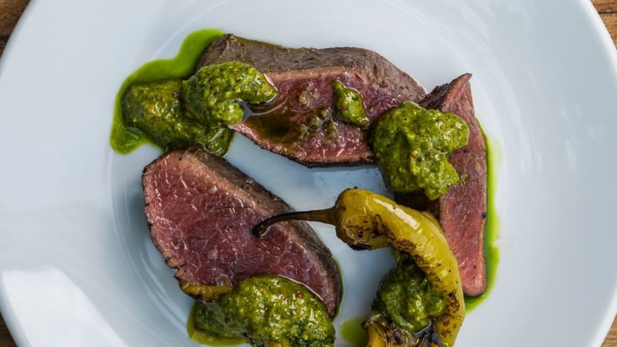 Carved Steak with Your Choice of Sauce