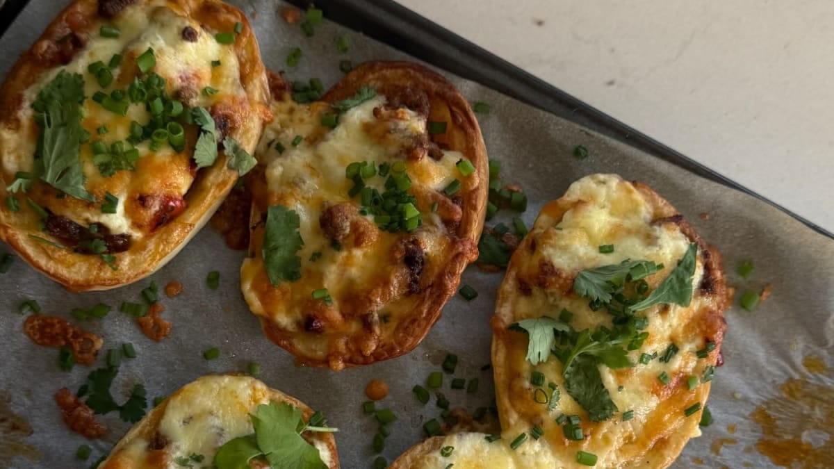 Potato Boat Tacos