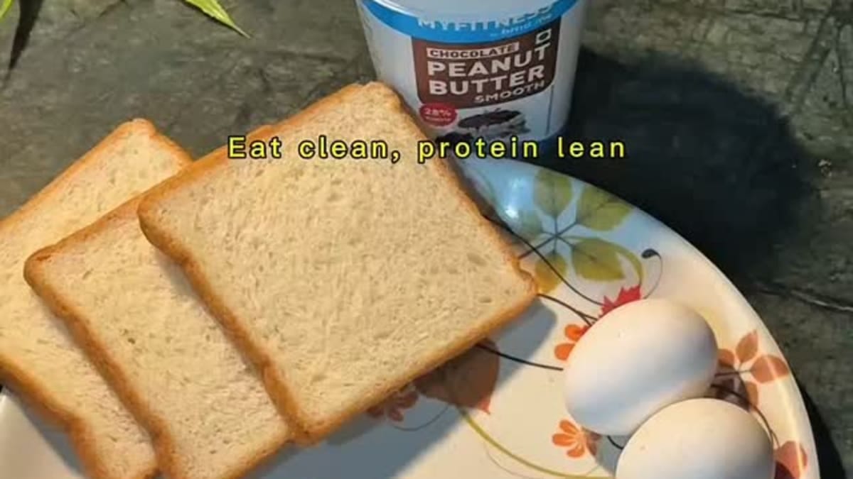 Peanut Butter Banana Fried Egg Sandwich
