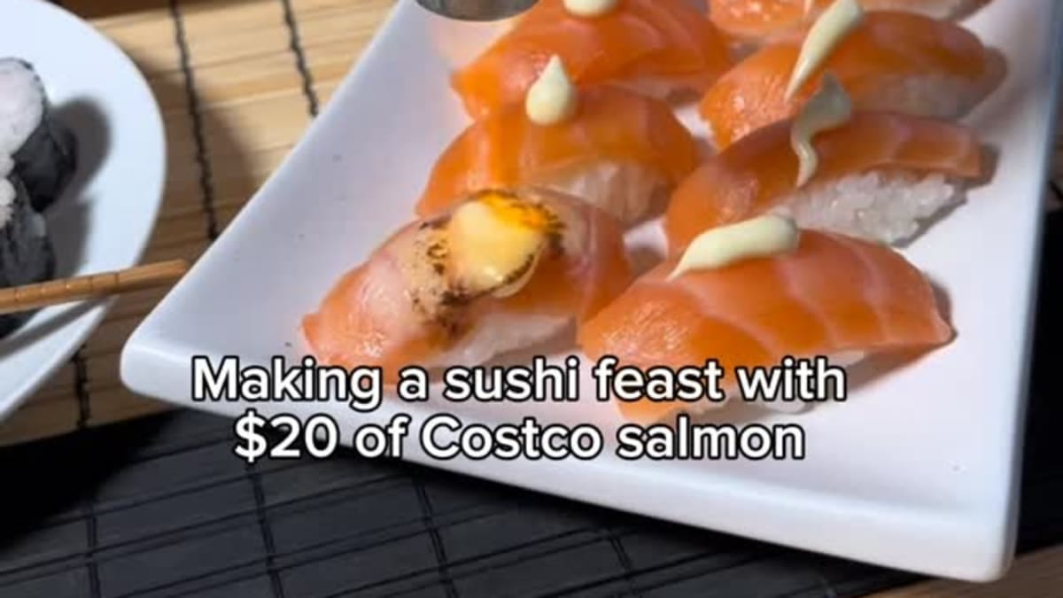Costco Farmed Salmon Sushi