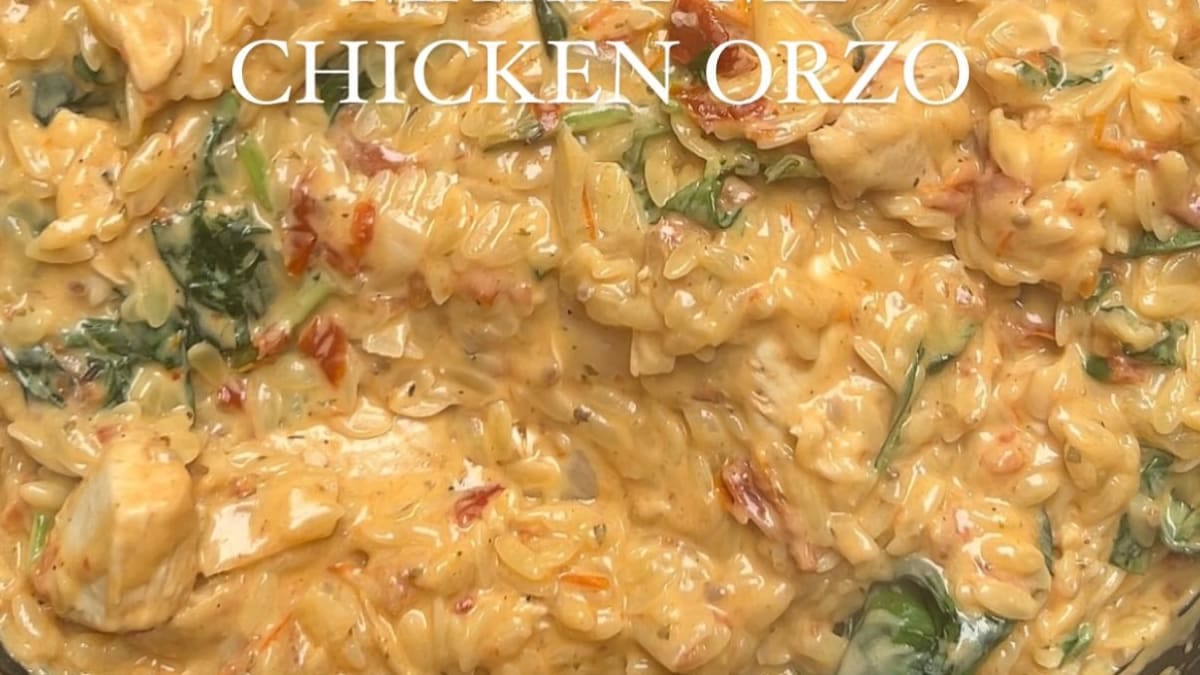 Marry Me Chicken Orzo – 30-Minute Recipe