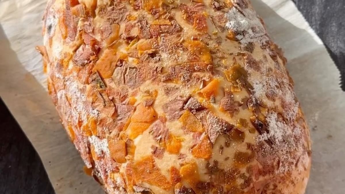 Sweet Potato Sourdough with Dried Sweet Potato Skins – 125-Minute Recipe