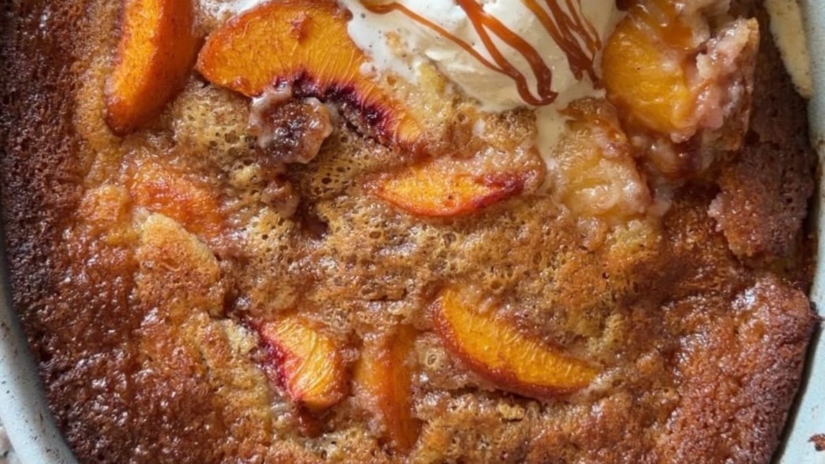 Brown Butter Peach Cobbler – 60-Minute Recipe