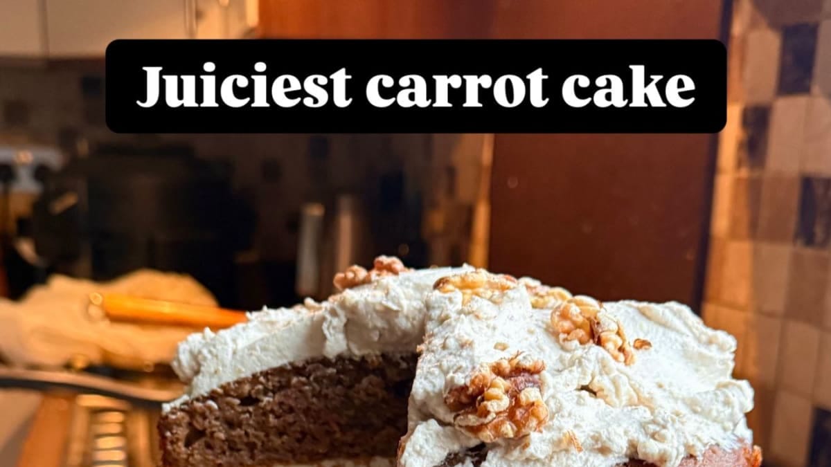 Juicy Carrot Cake – 75-Minute Recipe