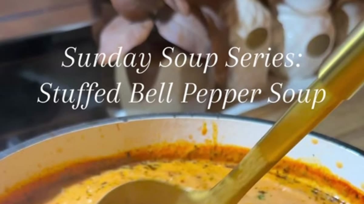 Stuffed Bell Pepper Soup – 60-Minute Recipe